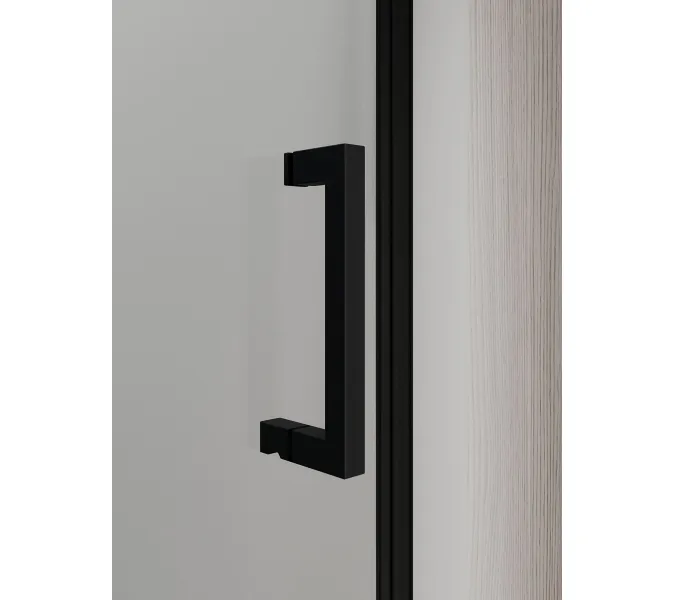 Душевая дверь RGW TO-14B, Цвет стекла: прозрачное, Цвет профиля (вариация): Черный, Выбрать размер: 170, изображение 4