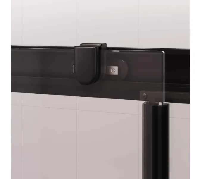 Душевая дверь RGW PA-017B, Цвет стекла: прозрачное, Цвет профиля (вариация): Черный, Выбрать размер: 160, изображение 3