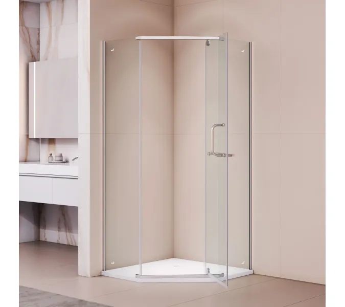 Душевой уголок RGW PA-081, Цвет стекла: прозрачное, Цвет профиля (вариация): Хром, Выбрать размер: 120х120, изображение 8