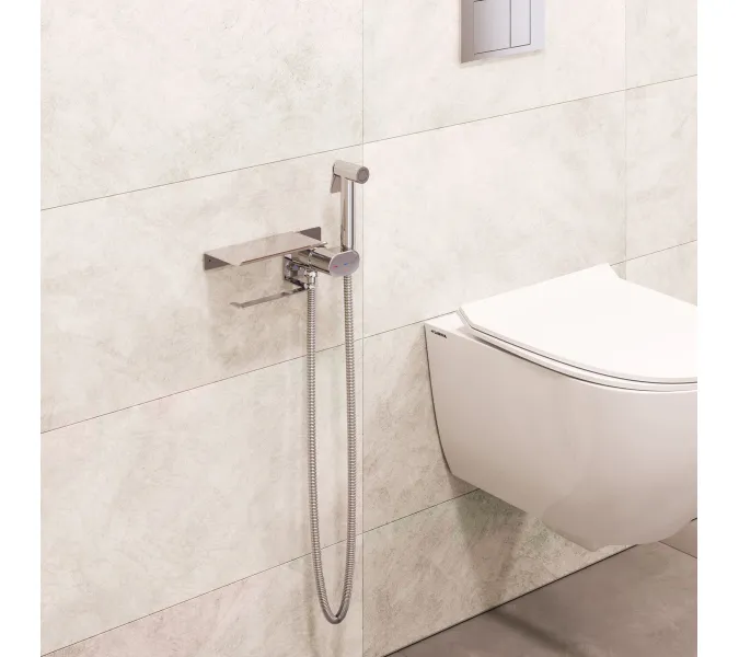 Гигиенический душ со смесителем RGW SP-221, Выбрать цвет: Хром, изображение 49