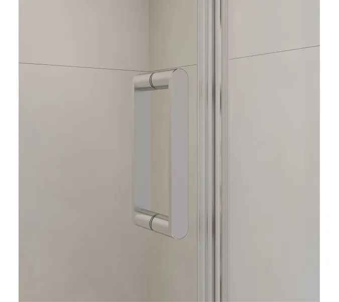 Душевая дверь RGW LE-009 (LE-004 + Z-09), Цвет стекла: прозрачное, Цвет профиля: Хром, Выбрать размер: 130, изображение 12