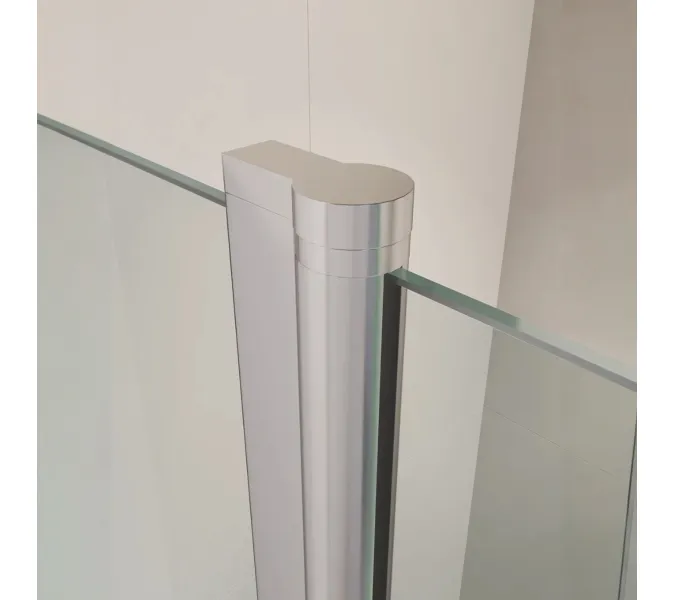 Душевая дверь RGW LE-009 (LE-004 + Z-09), Цвет стекла: прозрачное, Цвет профиля: Хром, Выбрать размер: 130, изображение 22