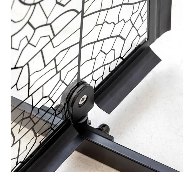 Душевой уголок AvaCan PB 90/100, Цвет стекла: с рисунком, Цвет профиля: Черный, Выбрать размер: 90х90, изображение 57