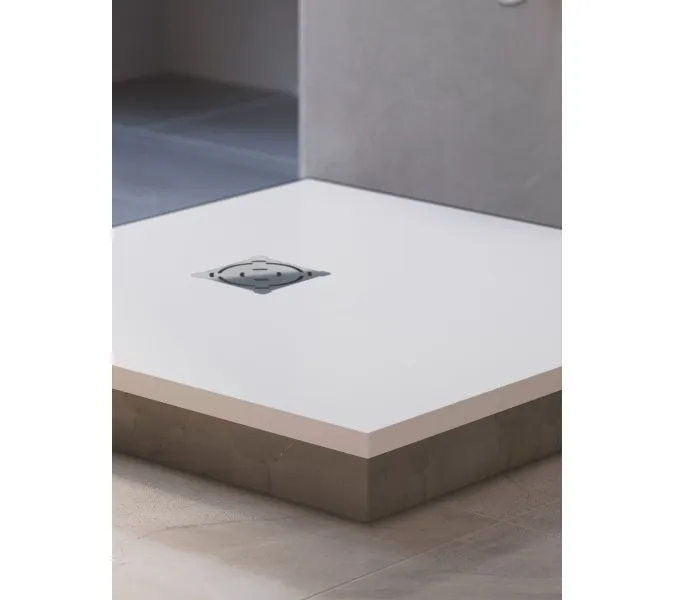 Душевой поддон квадратный RGW ST-W Белый, Выбрать цвет: Белый, Выбрать размер: 800x800, изображение 11