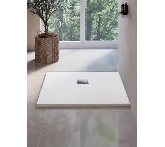 Душевой поддон квадратный RGW ST-W Белый, Выбрать цвет: Белый, Выбрать размер: 800x800, изображение 7