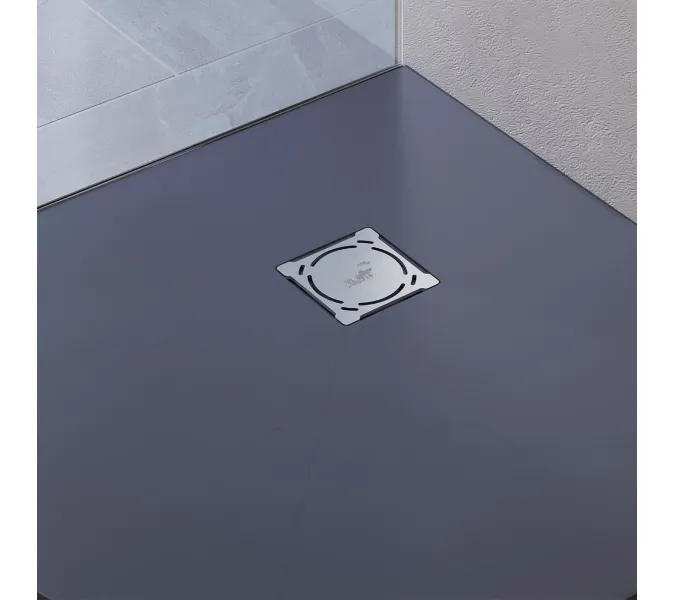 Душевой поддон полукруглый RGW ST/R-G Графит, Выбрать цвет: Графит, Выбрать размер: 1000х1000, изображение 9