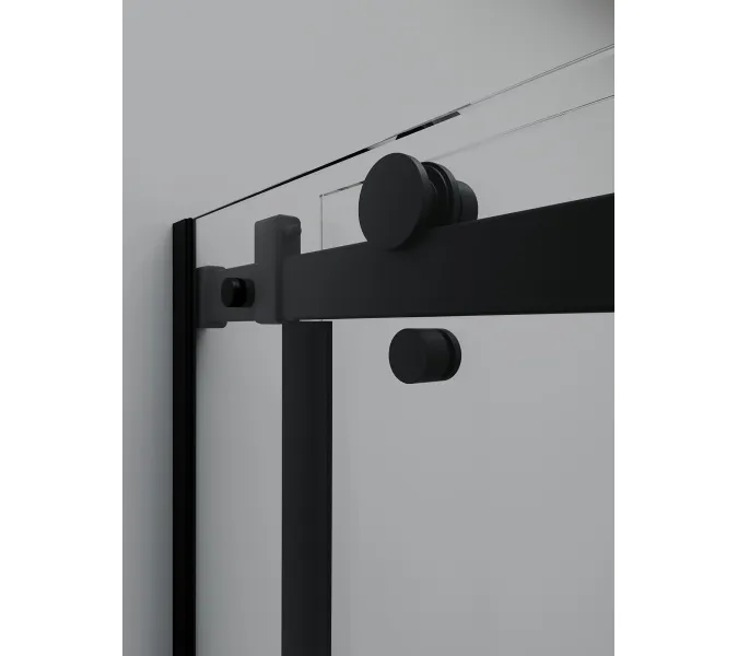 Душевая дверь RGW TO-14B, Цвет стекла: прозрачное, Цвет профиля (вариация): Черный, Выбрать размер: 170, изображение 5