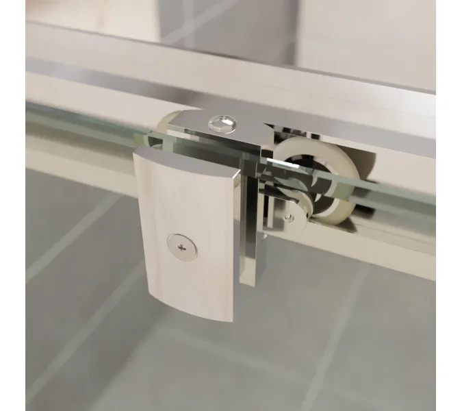 Душевая дверь RGW PA-14 100х195, Цвет стекла: шиншила, Цвет профиля (вариация): Хром, Выбрать размер: 100, изображение 7