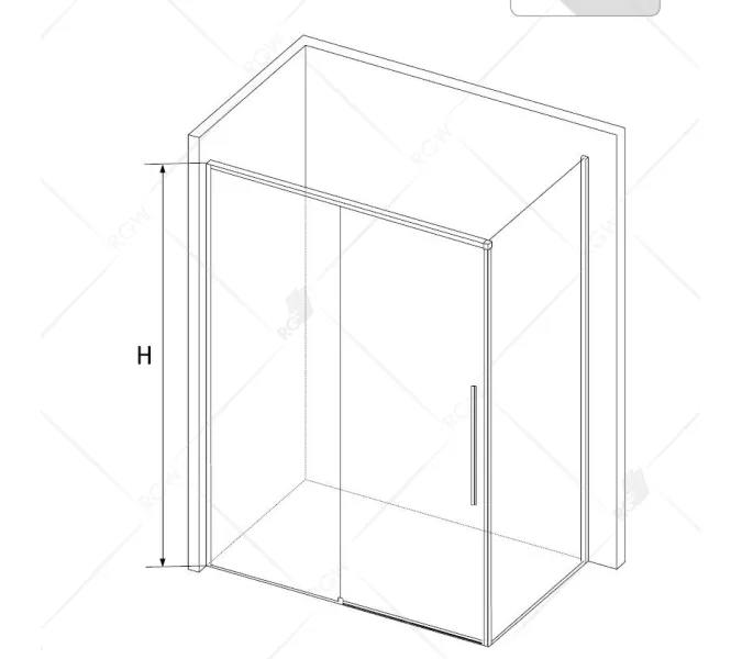 Душевой уголок RGW SV-42G прозрачное/золото, Цвет стекла: прозрачное, Цвет профиля: Золото, Выбрать размер: 900x1000, изображение 58