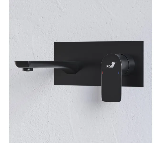 Смеситель встраиваемый с изливом RGW SP-46B, Цвет профиля (вариация): Черный, изображение 61