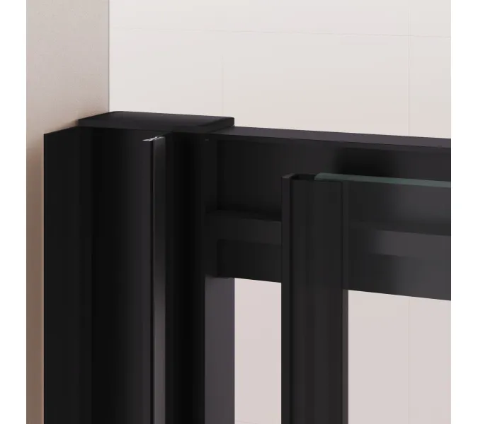 Душевая дверь RGW PA-016B, Цвет стекла: прозрачное, Цвет профиля (вариация): Черный, Выбрать размер: 120, изображение 5