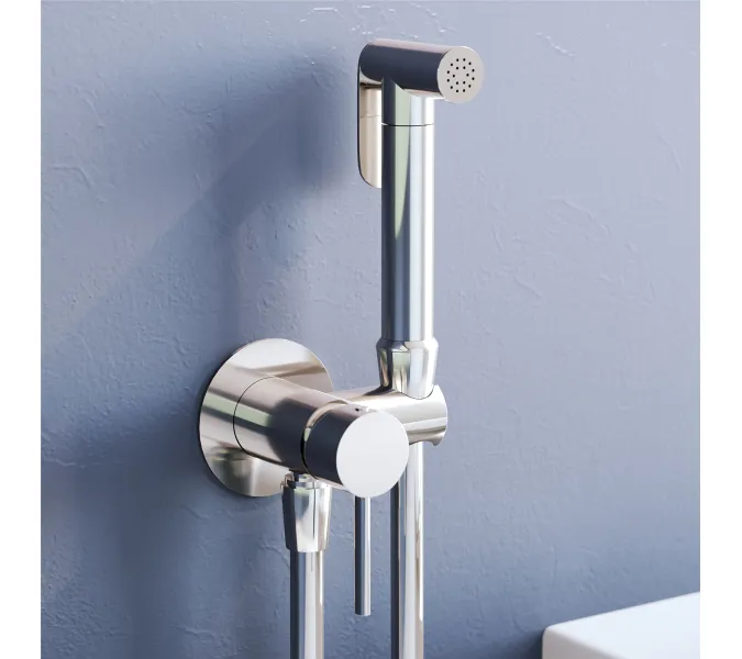 Гигиенический душ со смесителем RGW SP-211, Выбрать цвет: Хром, изображение 59