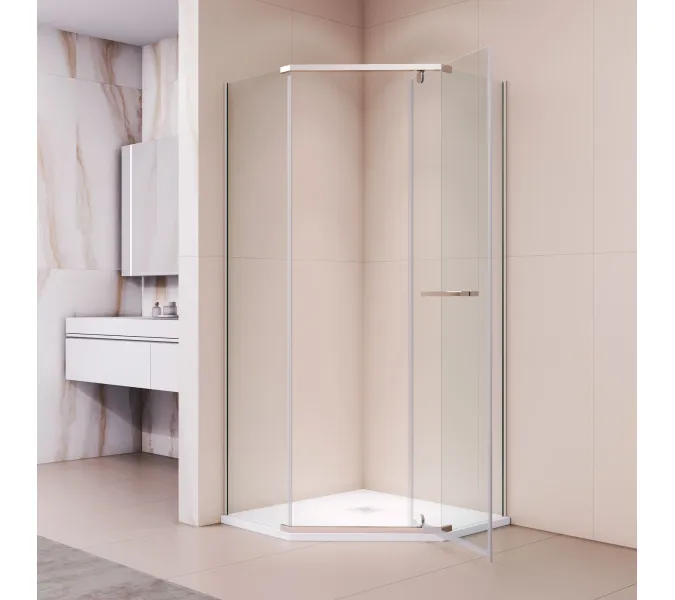 Душевой уголок RGW PA-82, Цвет стекла: прозрачное, Цвет профиля (вариация): Хром, Выбрать размер: 800*800, изображение 10