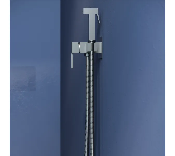 Гигиенический душ со смесителем RGW SP-212Gr, Выбрать цвет: Никель, изображение 59