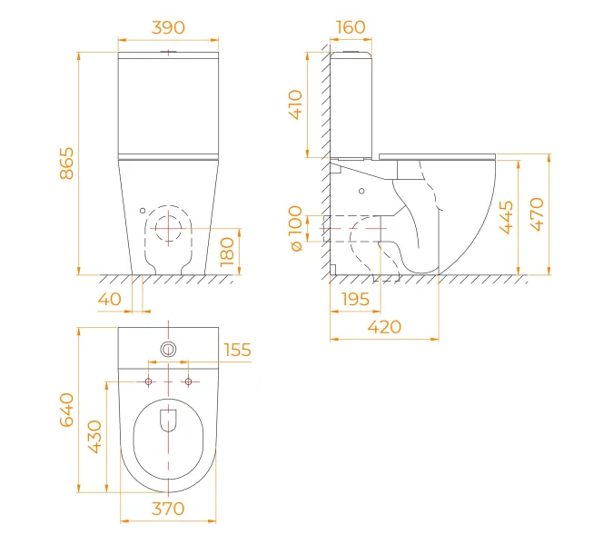 Унитаз с бачком напольный RGW SW-03, изображение 81