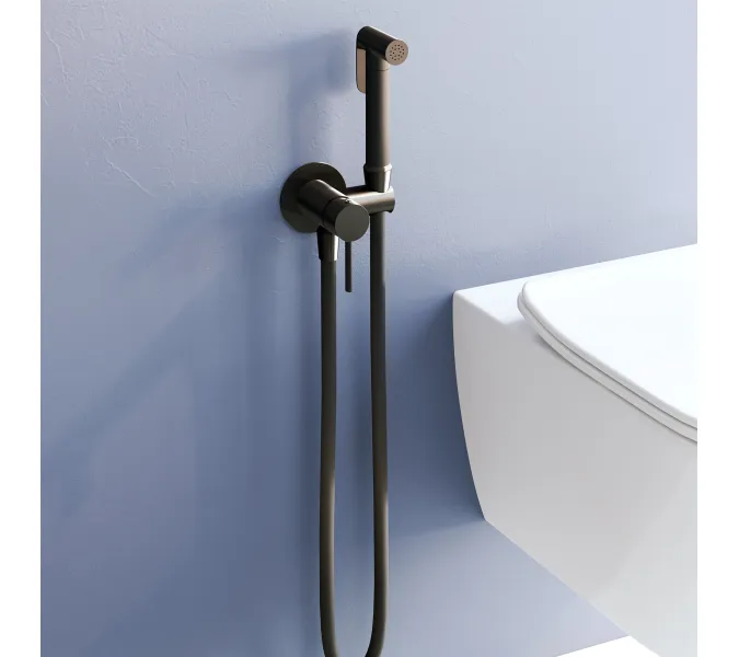 Гигиенический душ со смесителем RGW SP-211B, Выбрать цвет: Черный, изображение 67