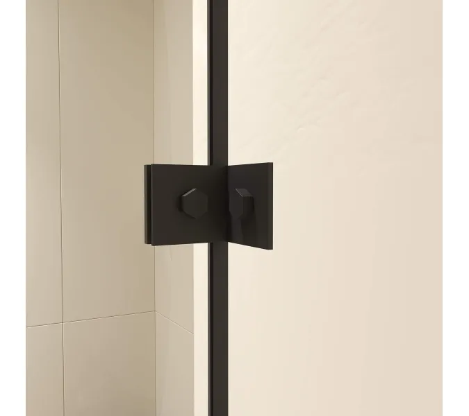 Душевой уголок RGW CL-035B прозрачное/черный, Цвет стекла: прозрачное, Цвет профиля: Черный, Выбрать размер: 900x900, изображение 22