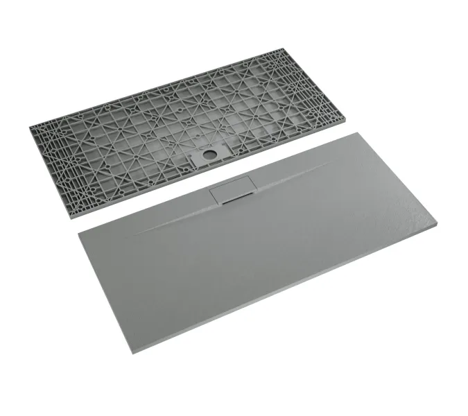 Душевой поддон прямоугольный RGW TKS-Gr Серый, Выбрать цвет: Серый, Тип поддона : Низкий, Выбрать размер: 80х200, изображение 3