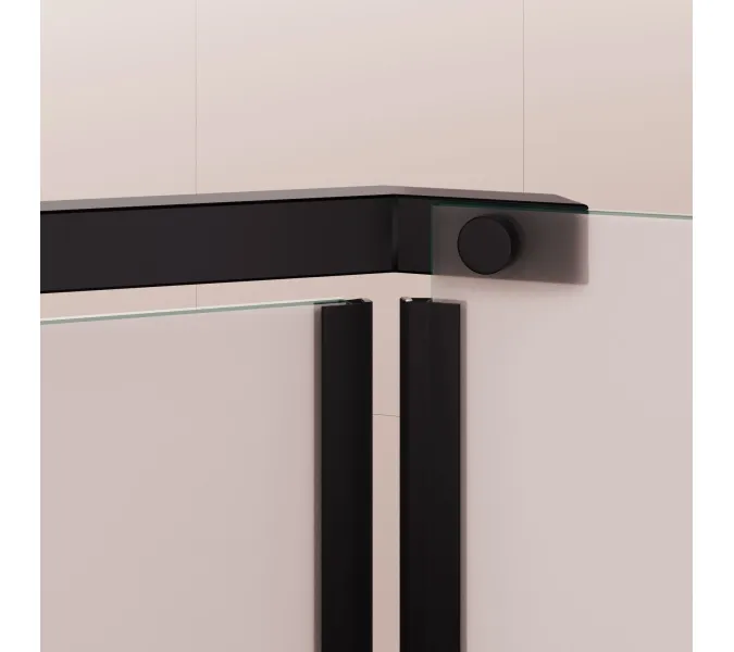 Душевой уголок RGW PA-081B матовое, Цвет стекла: матовое-сатинат, Цвет профиля (вариация): Черный, Выбрать размер: 120х120, изображение 20