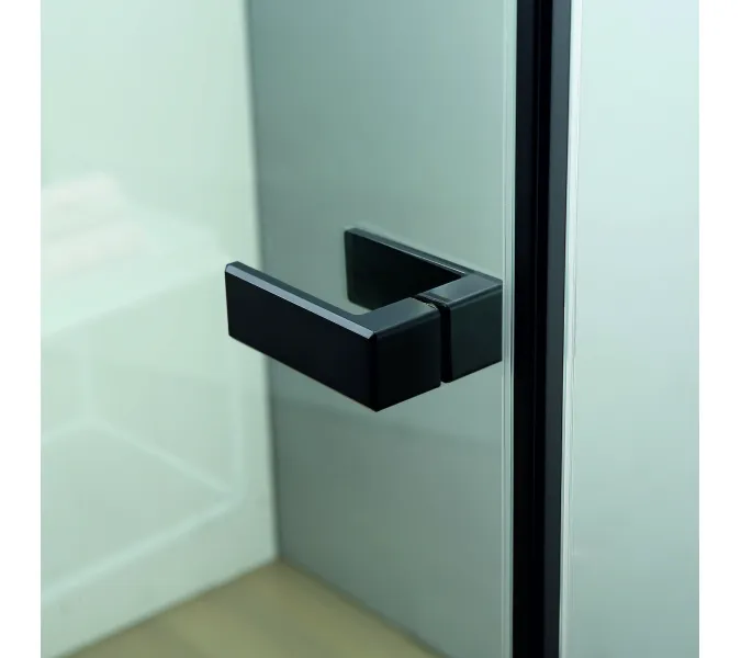 Душевой уголок RGW SV-040B матовое/черный, Цвет стекла: матовое, Цвет профиля: Черный, Выбрать размер: 1200x1000, изображение 29