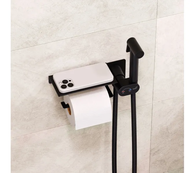 Гигиенический душ со смесителем RGW SP-221B, Выбрать цвет: Черный, изображение 42