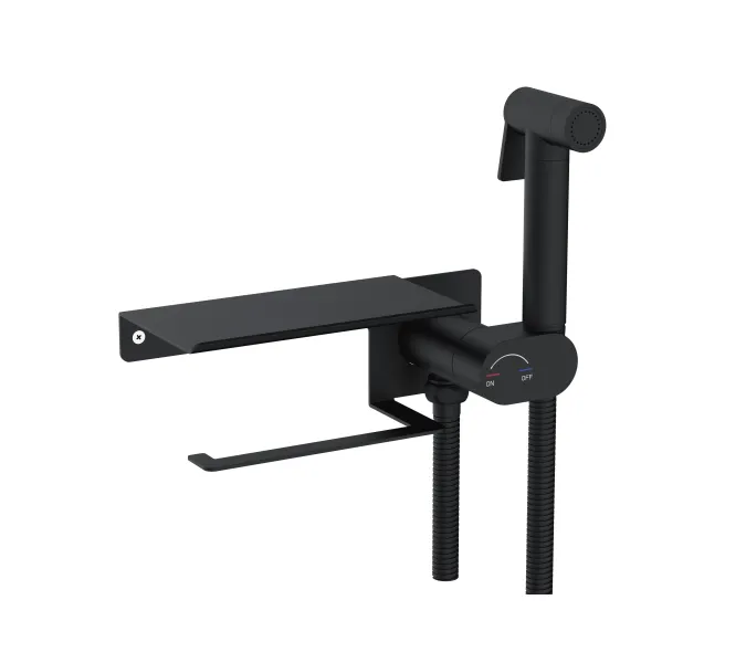 Гигиенический душ со смесителем RGW SP-221B, Выбрать цвет: Черный, изображение 69