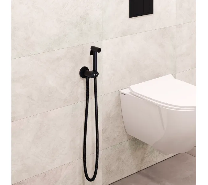 Гигиенический душ со смесителем RGW SP-210B, Выбрать цвет: Черный, изображение 34