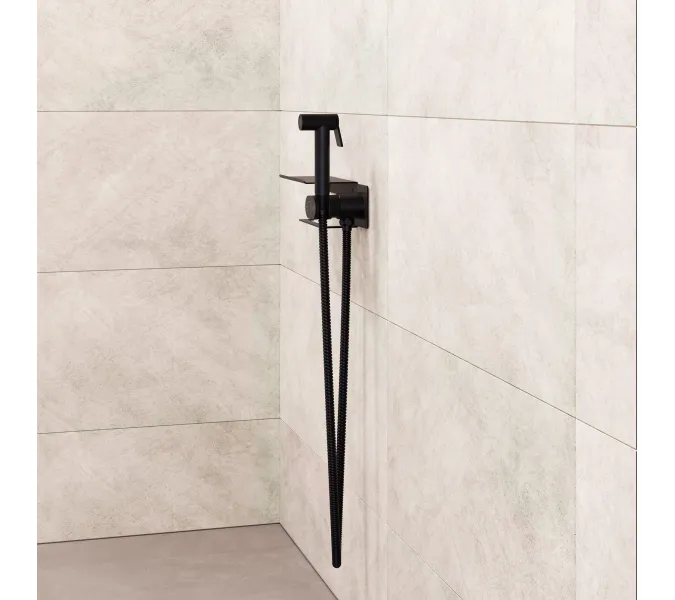 Гигиенический душ со смесителем RGW SP-221B, Выбрать цвет: Черный, изображение 62