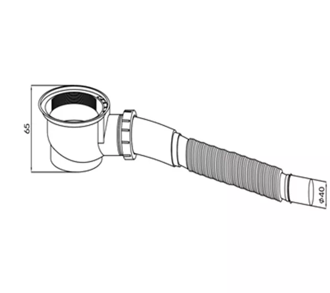 Душевой поддон Black&White  QC-10  100х100, изображение 3