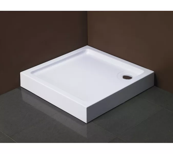 Душевой поддон квадратный Black&White SQ-08H/09H/10H, Выбрать размер: 80х80, изображение 2