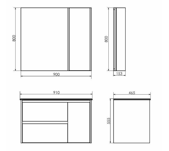 COMFORTY. Тумба-умывальник "Бремен-90" дуб белый с раковиной COMFORTY 9090EL, изображение 5