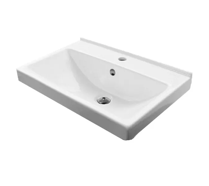 Тумба-умывальник Comforty  Никосия, Выбрать размер: 80, Тип: Тумба подвесная, Выбрать цвет: Дуб белый, Комплектация: раковина Fest 80, изображение 4