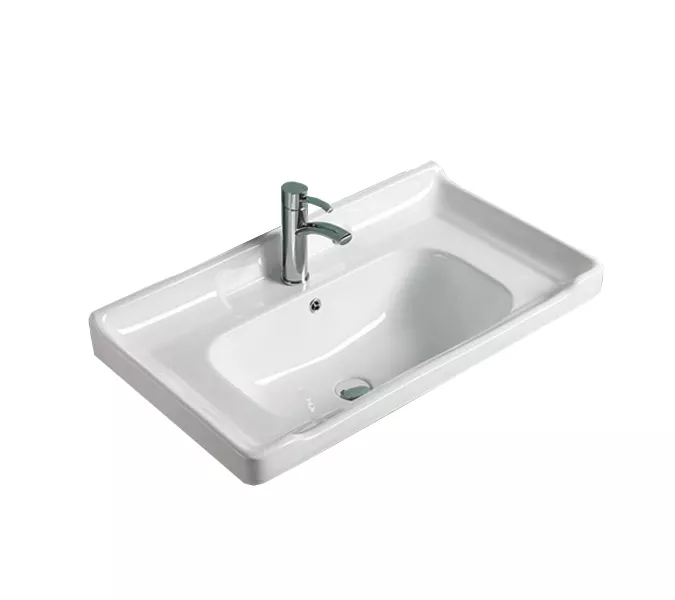 Тумба-умывальник Comforty Рига, Выбрать размер: 70, Выбрать цвет: Дуб Сонома, Комплектация: раковина Comforty 9335-70, изображение 3