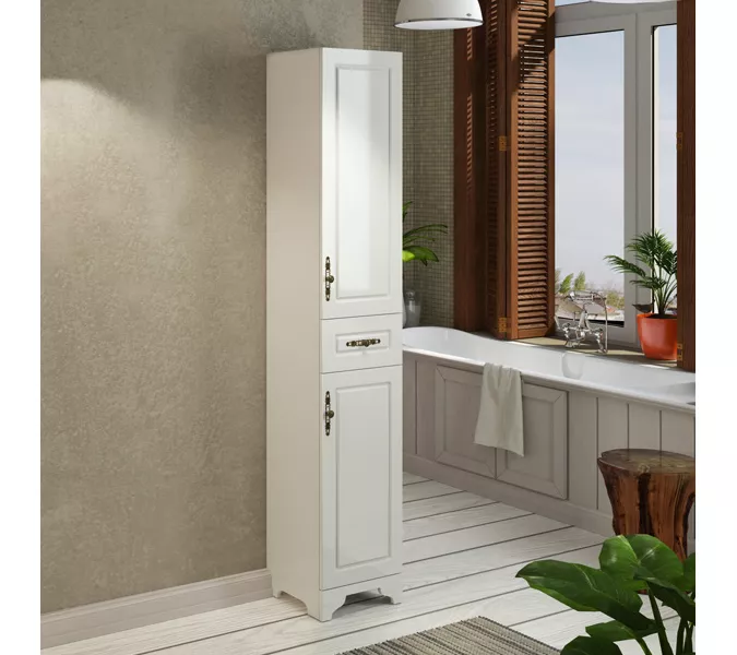 Шкаф-колонна Comforty  Севилья 35 слоновая кость