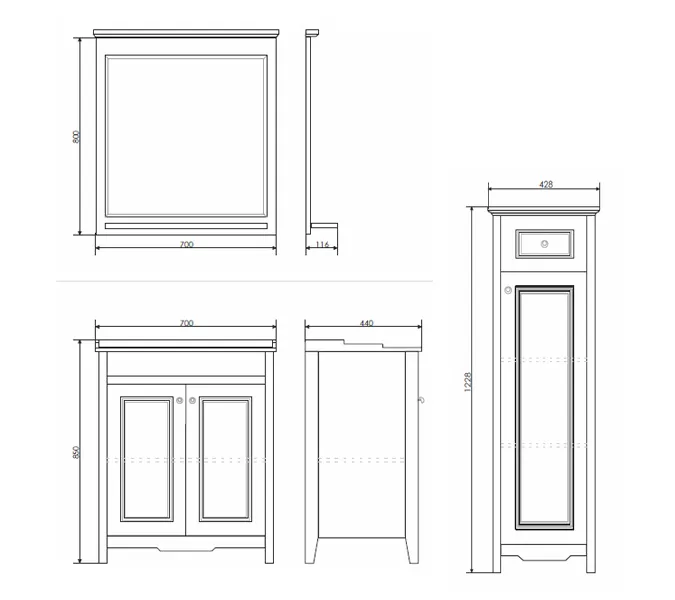 COMFORTY. Полуколонна "Тбилиси-40" белый глянец, изображение 4