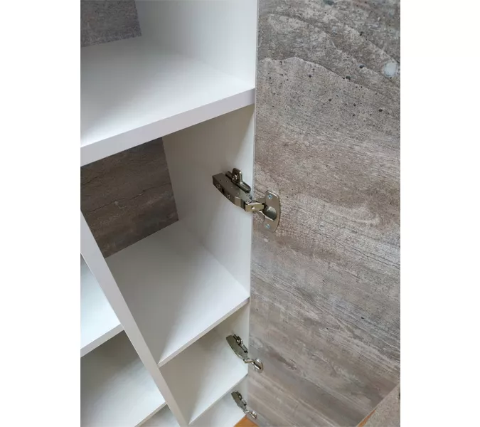 COMFORTY. Шкаф-колонна "Турин-45" дуб бежевый, изображение 4