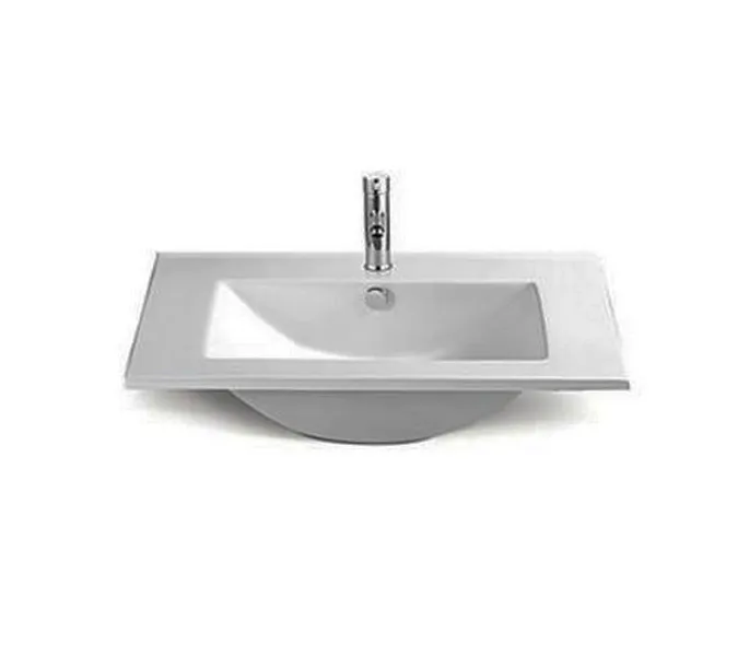 COMFORTY. Тумба-умывальник "Турин" дуб белый /бежевый с раковиной COMFORTY, Выбрать размер: 75, Ориентация: универсальная, Выбрать цвет: Дуб бежевый, Комплектация: раковина Comforty 75E, изображение 5