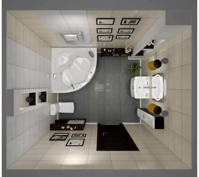 Акриловая ванна Marka One AFRODITA, Выбрать размер: 150х150, изображение 4