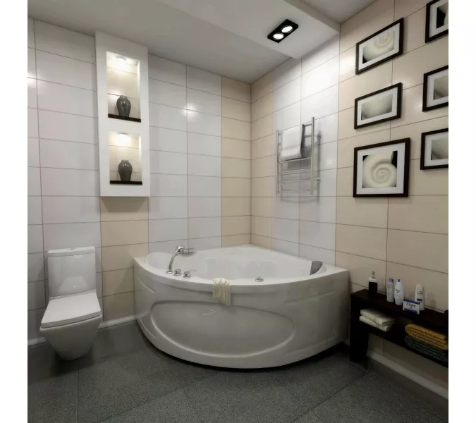 Акриловая ванна Marka One AFRODITA, Выбрать размер: 150х150, изображение 5