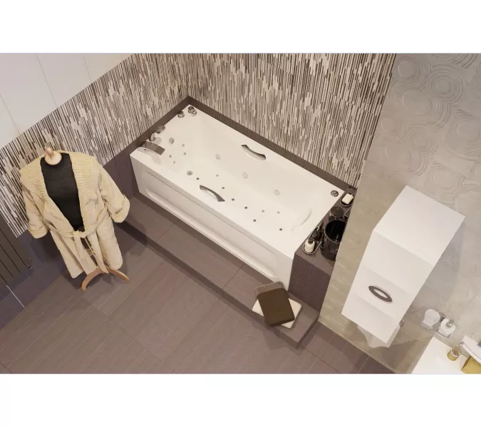 Ванна акриловая  1Marka AGORA 170x75, изображение 5