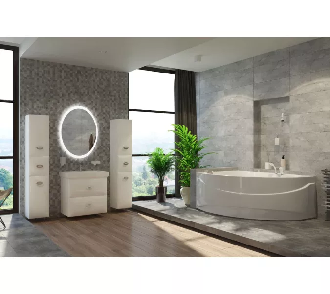 Ванна 1Marka CATANIA L/R, Выбрать размер: 150x105, Ориентация: Правая, изображение 4