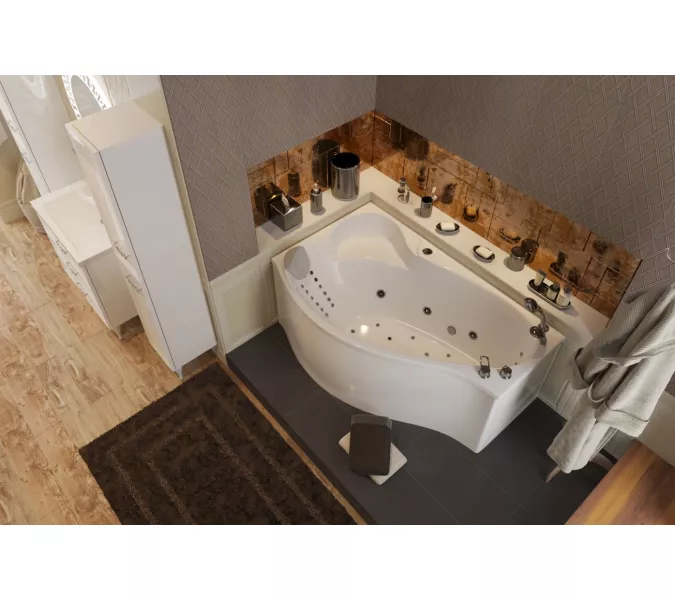 Ванна 1Marka  GRACIA  L/R, Выбрать размер: 150*90, Ориентация: Левая, изображение 3