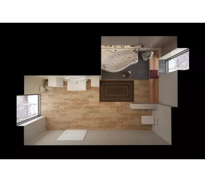 Ванна 1Marka  GRACIA  L/R, Выбрать размер: 150*90, Ориентация: Левая, изображение 6