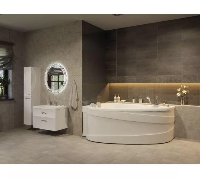 Ванна 1Marka  LOVE 185x135 L/R, Выбрать размер: 185*135, Ориентация: Левая, изображение 6