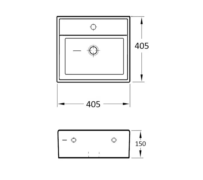 Раковина накладная Delice Nicole, Выбрать размер: 40х40, изображение 3
