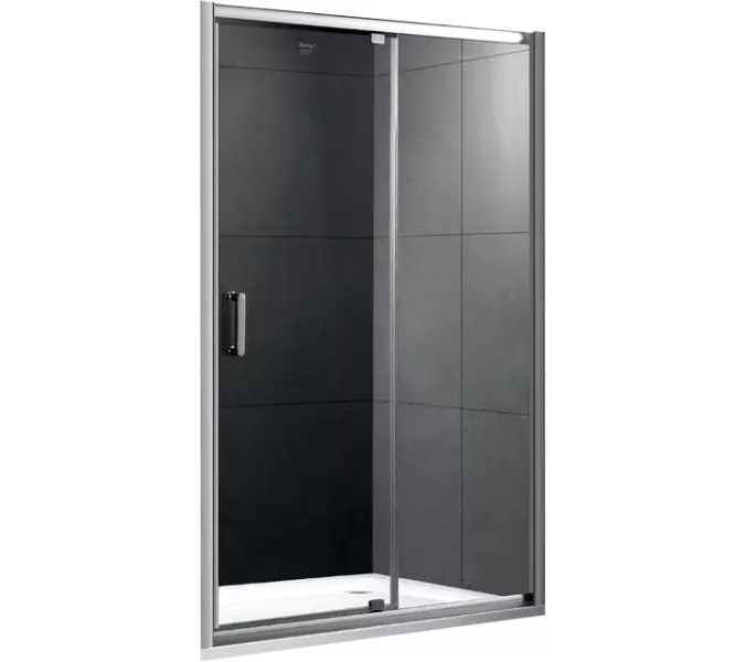 Душевая дверь в нишу распашная Gemy Sunny Bay  140х190 прозрачное стекло
