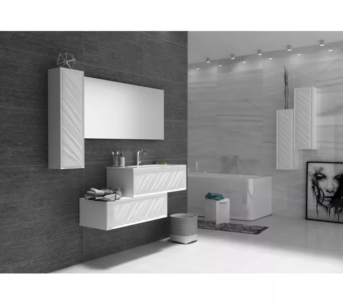 Зеркало Marka One Glace, Выбрать размер: 100, Выбрать цвет: Белый, изображение 5