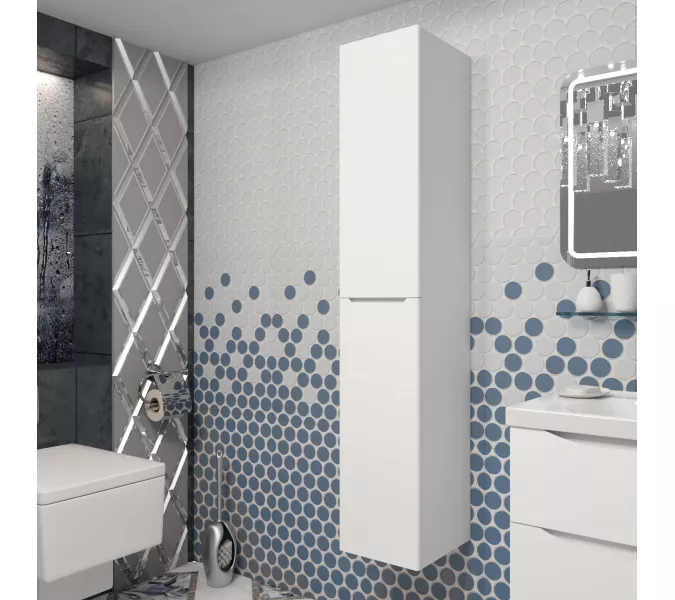 Пенал OPADIRIS Элеганс белый матовый левый/правый, Ориентация: Левая, изображение 2