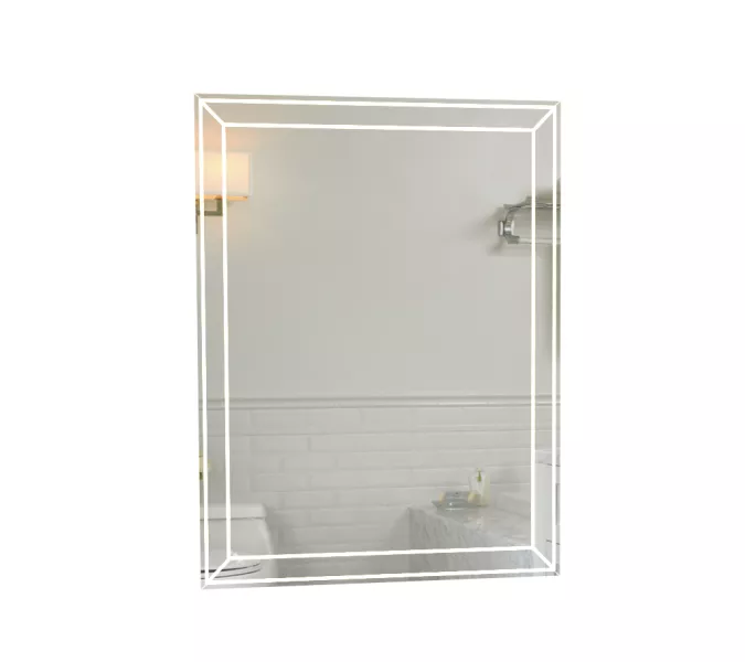 Зеркало  1 Marka  Classic 2, Выбрать размер: 70х90, Выбрать цвет: Белый