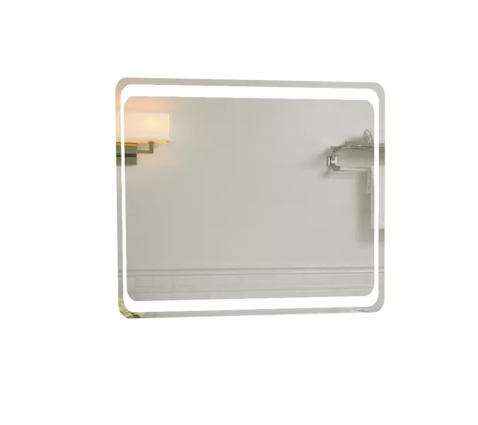 Зеркало 1Марка  Eco, Выбрать размер: 80х65, Выбрать цвет: Белый